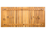 Bath Mat Plain Brown 81 x 50 cm Solid Acacia Wood 42025264