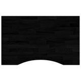 Desk Top Dark Brown 80x50x2.5 cm Solid Wood Oak Rectangular 4009027