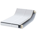 Mattress 2 pcs White and Grey 60 x 200 cm Bonell Spring 4106441