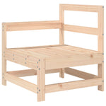 ZNTS 10 Piece Garden Sofa Set Solid Wood Pine 3250676
