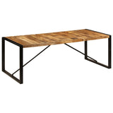Dining Table 220x100x75 cm Solid Mango Wood 247408