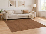 Area Rug Grey 160 x 160 cm Jute 42010417