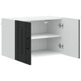 Wall Cabinet LUCCA 2 pcs Black 60 x 31 x 40 cm Engineered Wood 884917