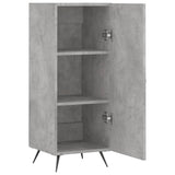 Sideboard Concrete Grey 34.5x34x90 cm Engineered Wood 828512