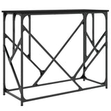 Console Table Black 100x40x80 cm Engineered Wood 834115