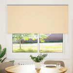 ZNTS Roller Blind Blackout Beige 155x150 cm Fabric Width 151.6 cm Polyester 4010749