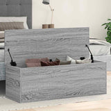 Storage Box Grey Sonoma 102x35x35 cm Engineered Wood 840693