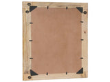 Mirror Wall-mounted Brown and Black 70 x 50 x 3 cm Glass 4018875