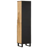 Sideboard 38x34x160 cm Solid Wood Rough Mango 377544