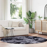 Shaggy Rug High Pile NAVARRA Dark Grey 200x200 cm Polyester 4102920
