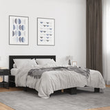 Bed Frame without Mattress Black 135x190 cm Double 3280122