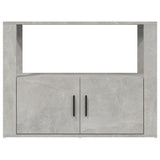 Sideboard Concrete Grey 80x30x60 cm Engineered Wood 819456