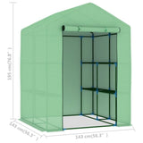 Greenhouse Green Polyethylene mesh fabric Large Shelving 48167
