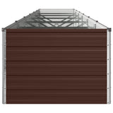 Raised Garden Bed Brown 480 x 80 x 55 cm cold-rolled steel 8006443