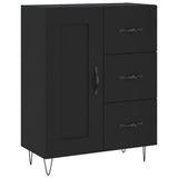 Sideboard Black 69.5x34x90 cm Engineered Wood 830253