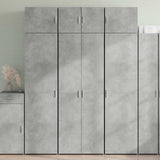 Storage Cabinet Concrete Grey 70x42.5x225 cm Engineered Wood 3281332