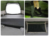 Instant Tent with Rainfly 4-Person Quick-Release Green 42008396