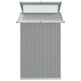 Garden Shed Grey 270x130x208.5 cm Galvanised Steel 316243