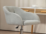 Teddy Fleece Swivel Office Chair - Grey T3398P377439