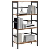 Bookshelf 3-Tier 60 x 29.5 x 115 cm Engineered Wood Old Wood 883926