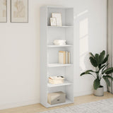 Bookcase White 60x30x189 cm Engineered Wood 857917