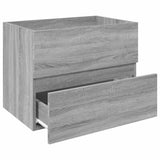 Sink Cabinet Grey Sonoma 60x38.5x45 cm Engineered Wood 815649