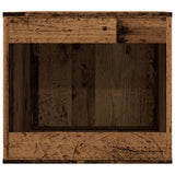 Cat Litter Box Enclosure Old Wood 47x59x42 cm Engineered Wood 857767