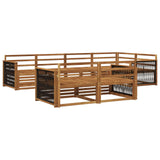 Outdoor Sofa Set 7 pcs Natural 3383472