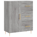 Highboard Grey Sonoma 69.5x34x180 cm Engineered Wood 3189435