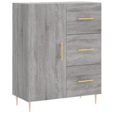 Highboard Grey Sonoma 69.5x34x180 cm Engineered Wood 3189435