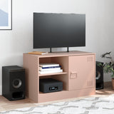 TV Cabinet Pink 67x39x44 cm Steel 841693