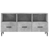 TV Cabinet Concrete Grey 102x36x50 cm Engineered Wood 829056