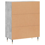 Sideboard Concrete Grey 69.5x34x90 cm Engineered Wood 830176
