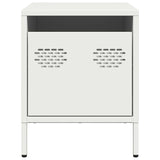 ZNTS Bedside Cabinets 2 pcs White 35x39x43.5 cm Steel 851255