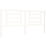 Bed Frame without Mattress White Super King Size Solid Wood 3194717