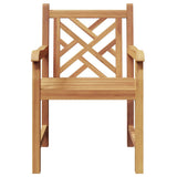 Garden Chair 2 pcs 60 x 58 x 90 cm Solid Teak Wood 42001963