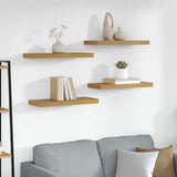 Wall Shelf 4 pcs Beige 60 x 23 x 4 cm Engineered Wood 42019991