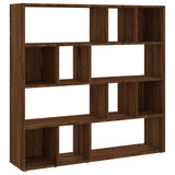 Book Cabinet/Room Divider Brown Oak 105x24x102 cm 823252