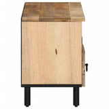 TV Cabinet 100x33x46 cm Solid Wood Mango 358230