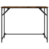 Desk Smoked Oak 100x45x76 cm and Powder-coated Steel 842268