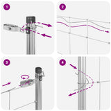 Ground Fix Welded Wire Fence 50 x 1.5 m 3351380
