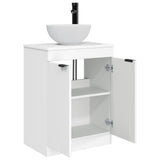 Bathroom Vanity with Sink White 54 x 35 x 83 cm Engineered Wood 890138