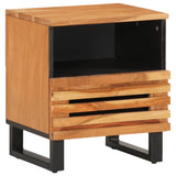 Bedside Cabinets 2 pcs 40x33x46 cm Solid Wood Acacia 377469