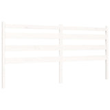 Bed Frame without Mattress White 200x200 cm Solid Wood Pine 3192057