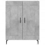 Highboard Concrete Grey 69.5x34x180 cm Engineered Wood 3189977