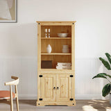 Cupboard Mexican Pine Corona Range 80x40x170 cm 243734