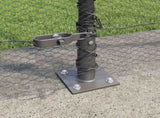 Welded Wire Fence with Concrete Base 10 x 1.4 m 3353629