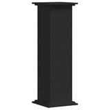 Plant Stand Black 33x33x100 cm Engineered Wood 852979
