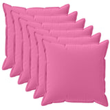 Cushion with Pillow HOUTEN 6 pcs Pink Polyester 935306