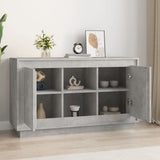 Sideboard Concrete Grey 102x35x60 cm Engineered Wood 831881